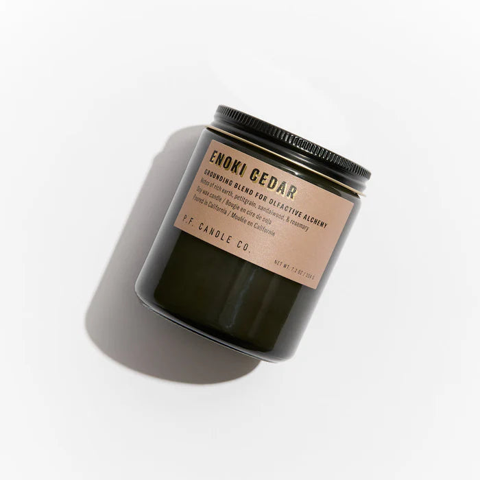 Candela Organica Rilassante - Cedro Enoki