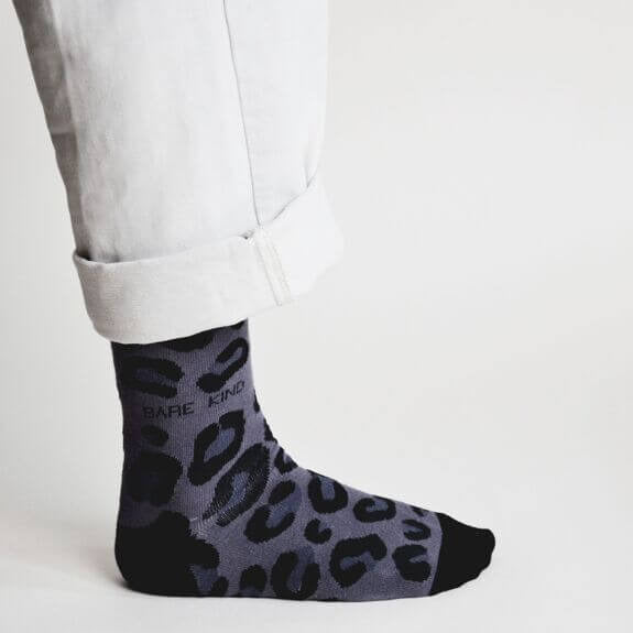 Calzini Maculati Grigio Nero