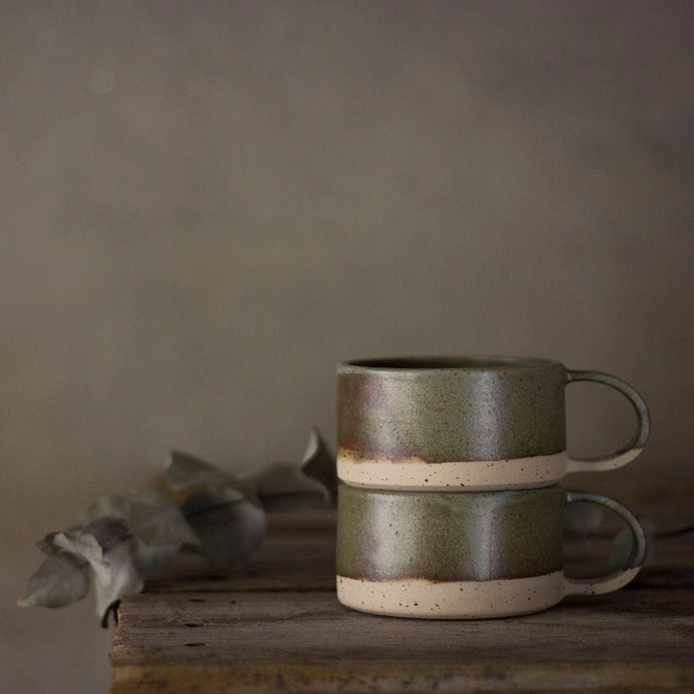 Tazza da cappuccino in ceramica artigianale per amun