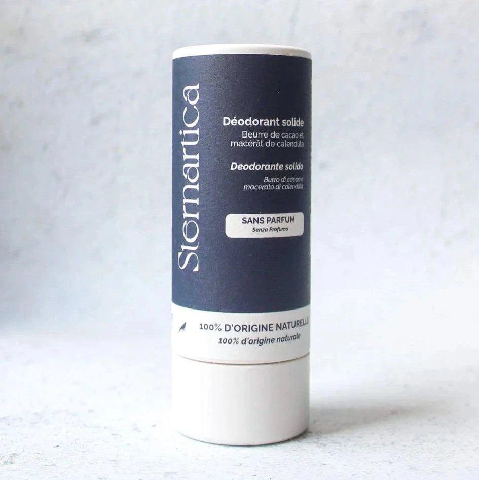 Deodorante Solido con Burro di Cacao e Macerato di Calendula