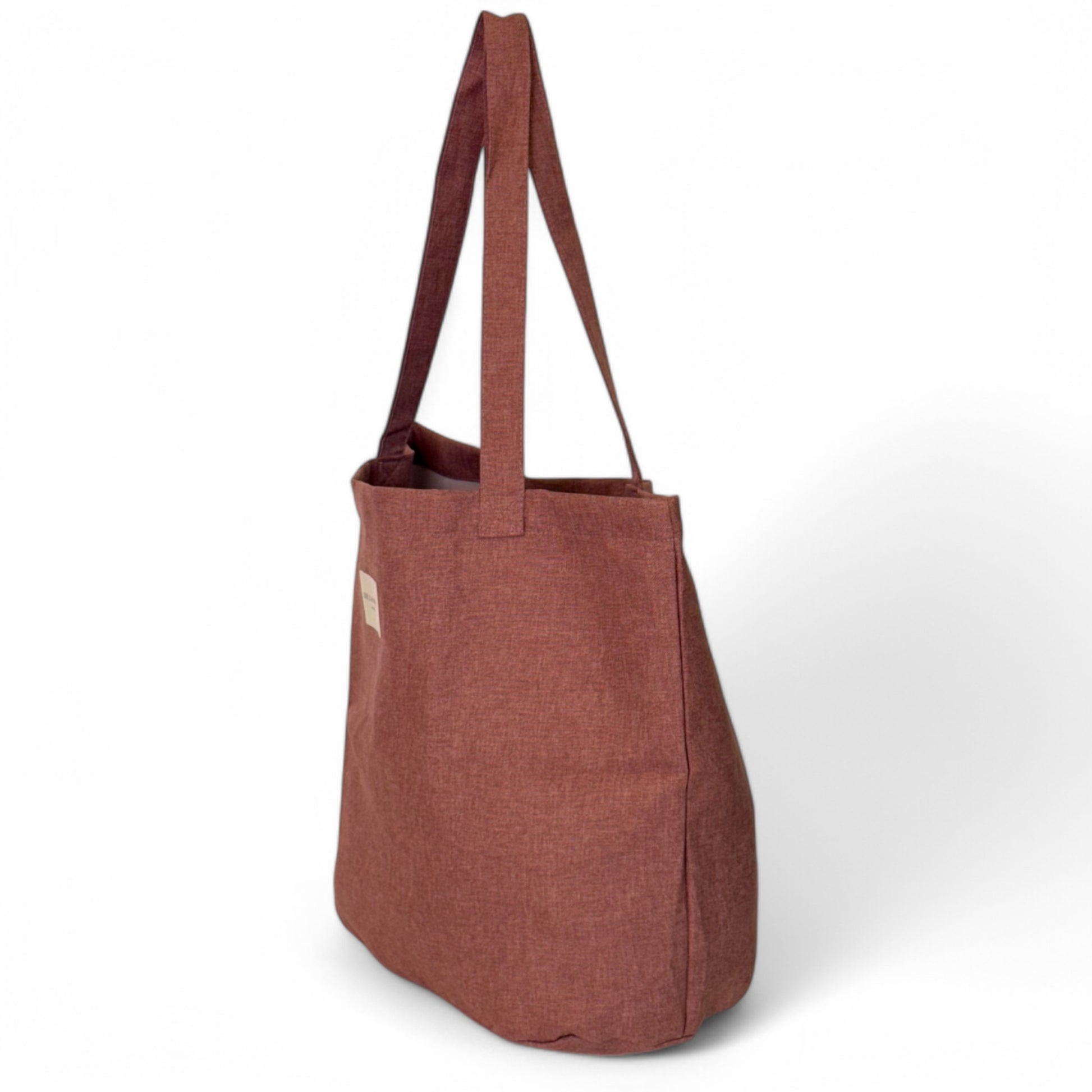 borsa color malva vista laterale