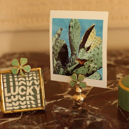 Lucky Clover portafoto - Portacarte - Segnaposto