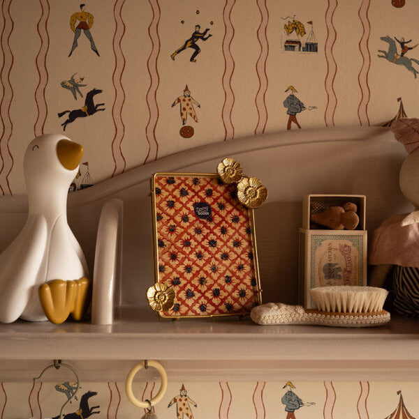 Mia Poppy Cornice Grande con Papaveri