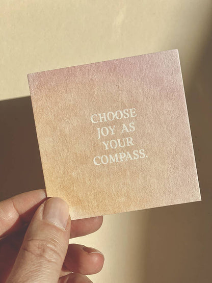 Scegli La Gioia Come Tua Bussola