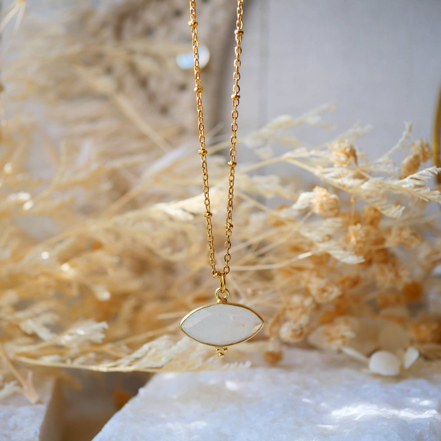  collana artigianale pietra della luna