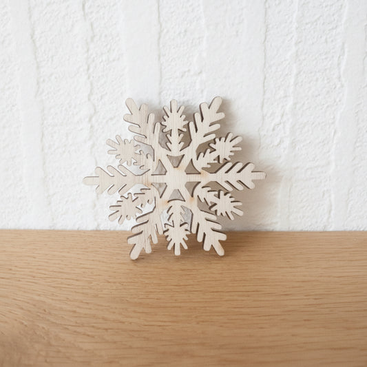 Fiocco di Neve in Legno – Decorazione e Diffusore Naturale